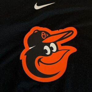 The Nike Tee Baltimore Orioles Drifit Graphic TShirt Black Size Large